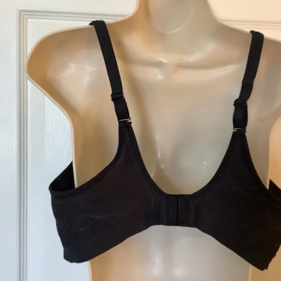 New Bali Cool Comfort Bra 42B Lightly Padded Wireless Soft - Picture 13 of 14
